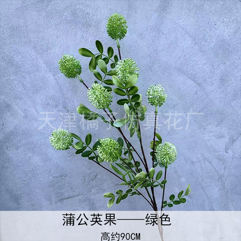 Flores de boda de alta calidad de flores de madera verde de bambú y lirio de pino masson de alta calidad