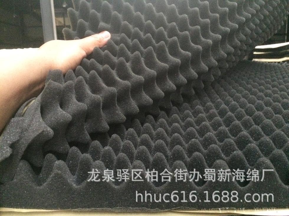 供应琴房波纹消音海绵/练歌房吸音降噪海绵/聚氨酯凹凸吸音海绵