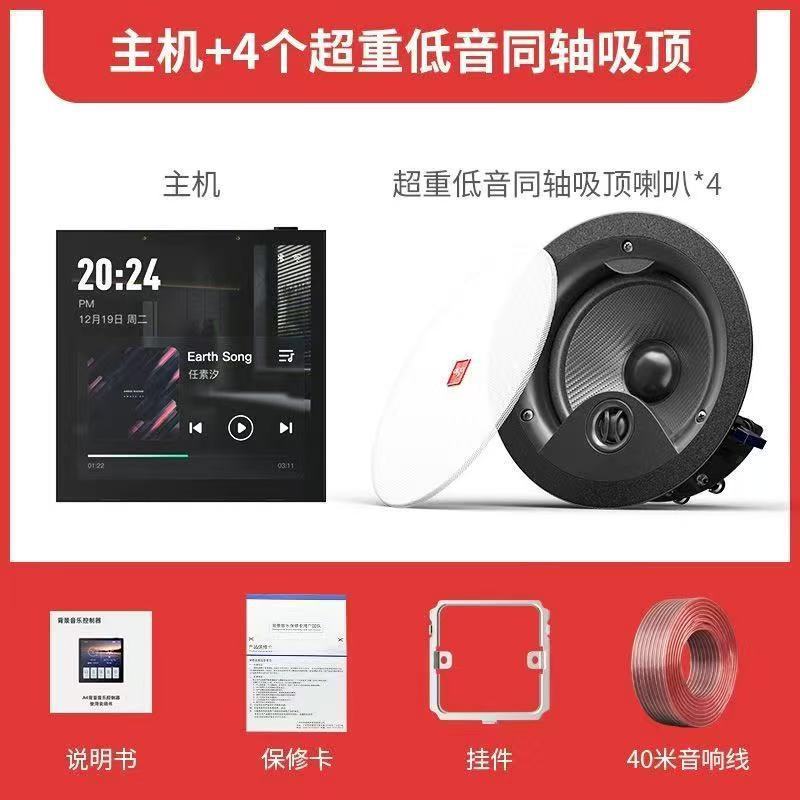 爱国者吸顶音响背景音乐主机家用客厅重低音家庭影院音箱系统 控|undefined