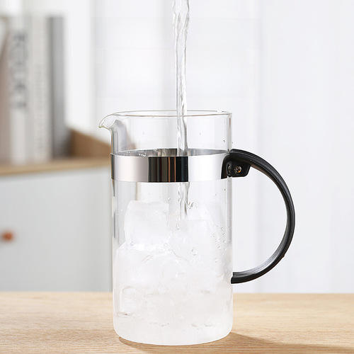 Seeckin American French Press Glass Coffee Maker, Borosilicate Glass Home Use Dripper Coffee Pot, Tea Infuser Manufacturer