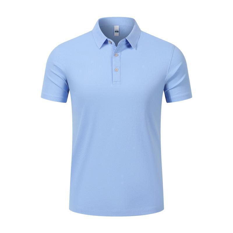 凉感无痕索罗娜抗菌高端工作服POLO衫印logo短袖翻领t恤工衣|undefined