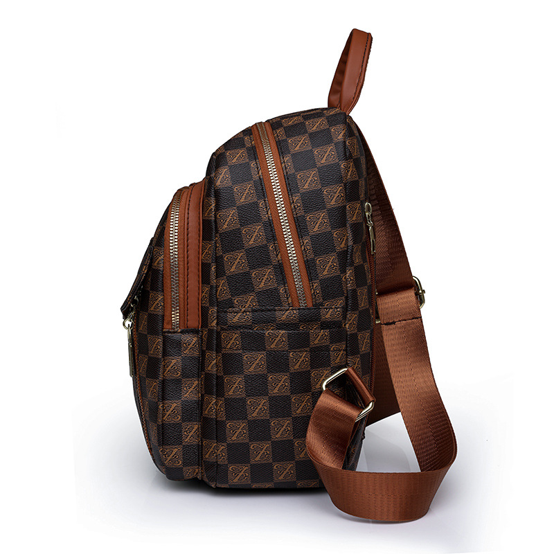 2023 invierno nuevo estilo casual señoras cuero suave mochila moda salvaje urbano viaje mochila mochila escolar marea