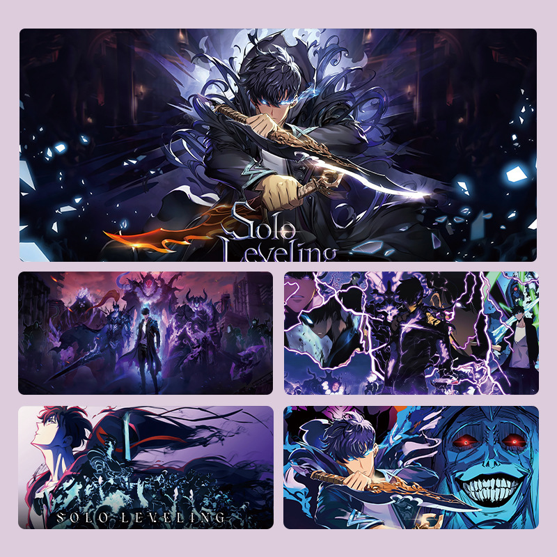 I Upgrade Mouse Pad Alone Cheng Xiaoyu Animation Peripheral Shadow King Super Large small size Computer Keyboard Table Mat