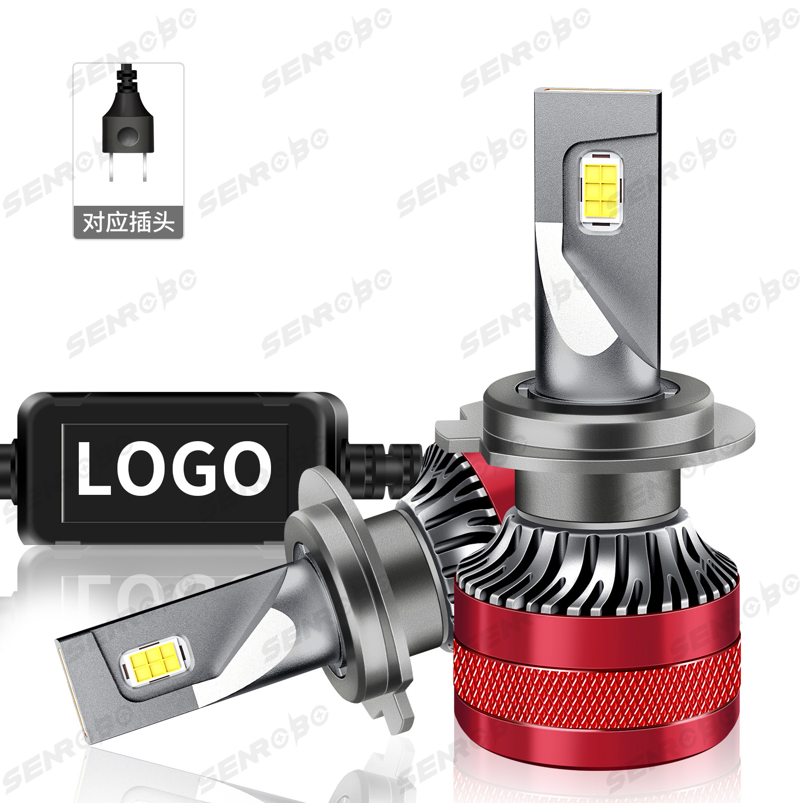 Exclusión transfronteriza para Amazon AliExpress R9 blade coche led faro H1H7H4H11 luz frontal de concentración de alto brillo image 8