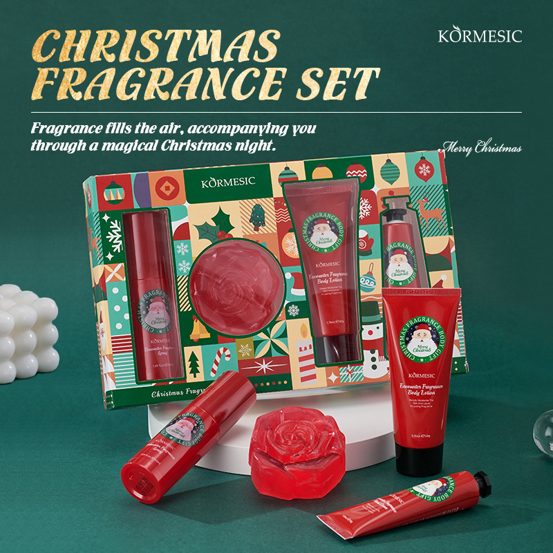 KORMESIC オールイングリッシュ クリスマスフレグランス ハイドレーティングキット ボディケア クロスボーダーメーカー卸売|undefined