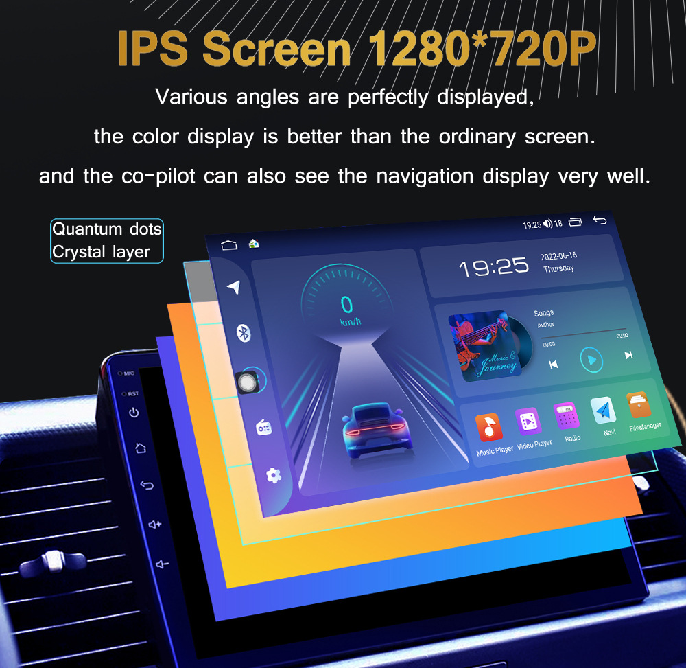 Suitable for Toyota Corolla 06-13 Gps Android Navigation System with Bluetooth and Reversing Camera Intelligent Car Machine