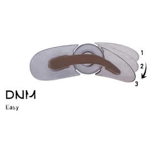 DNM two-color eyebrow powder with eyebrow brush 5 colors easy to color waterproof natural thrush artifact eyebrow chapter for cross-border