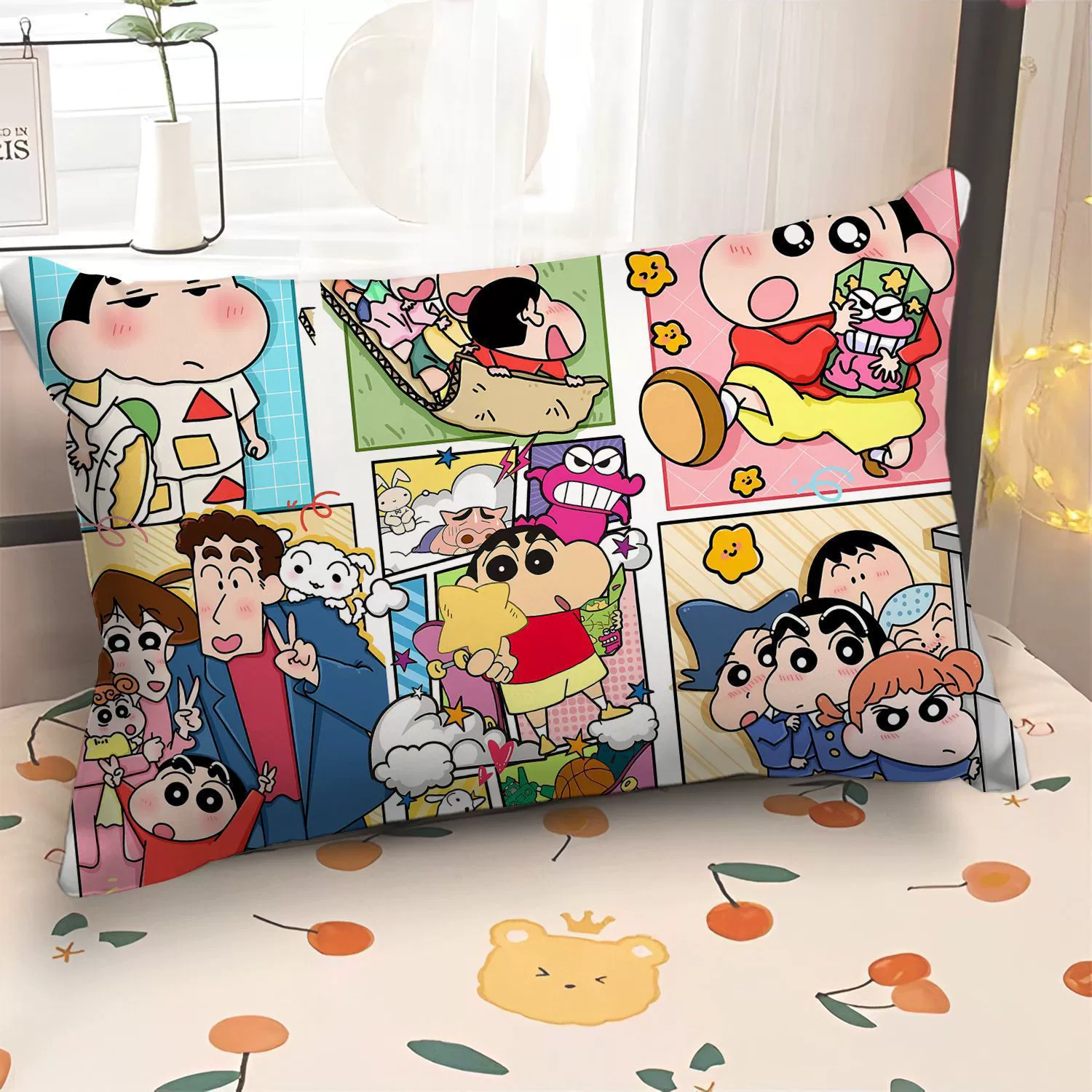 Crayons, rectangular cute pillow for bed