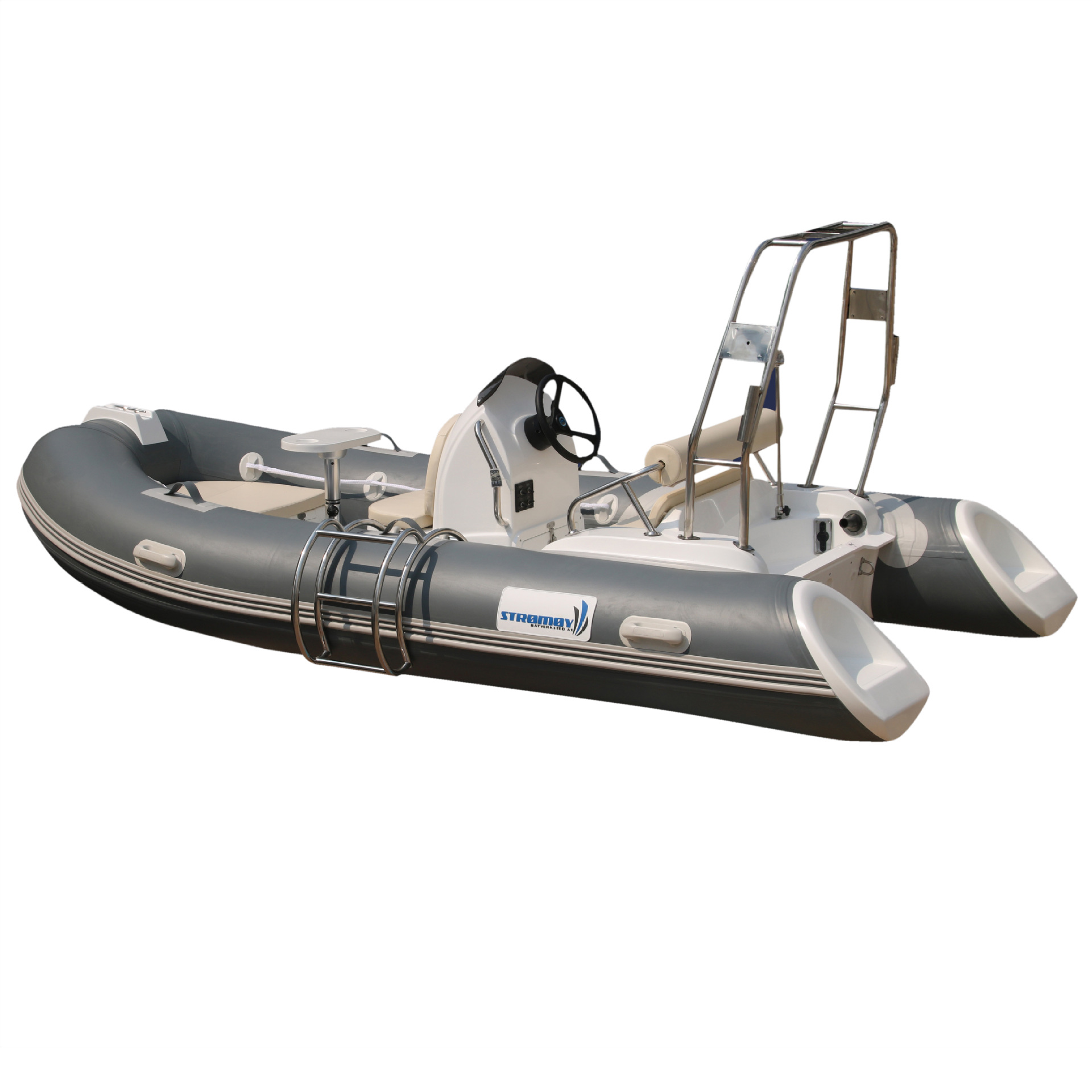 Rib390C Source Factory Cross-Border Supply 3.9m Fiberglass Speedboat Fishing Boat Assault Boat Lure Boat