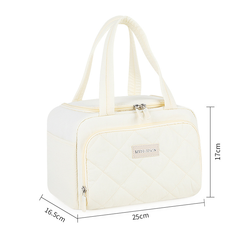 Nueva bolsa de almuerzo portátil de alta belleza, bolsa de almuerzo de aislamiento, bolsa de viaje de chicas