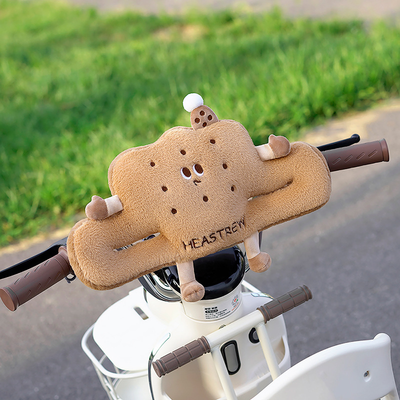 Universal Electric Vehicle Anti-collision Head Protection Pad Front Child Seat (Elektromobil üçün bamper qoruyucu yastıqlar) - new-coffee-color-electric-vehicle-head-protector