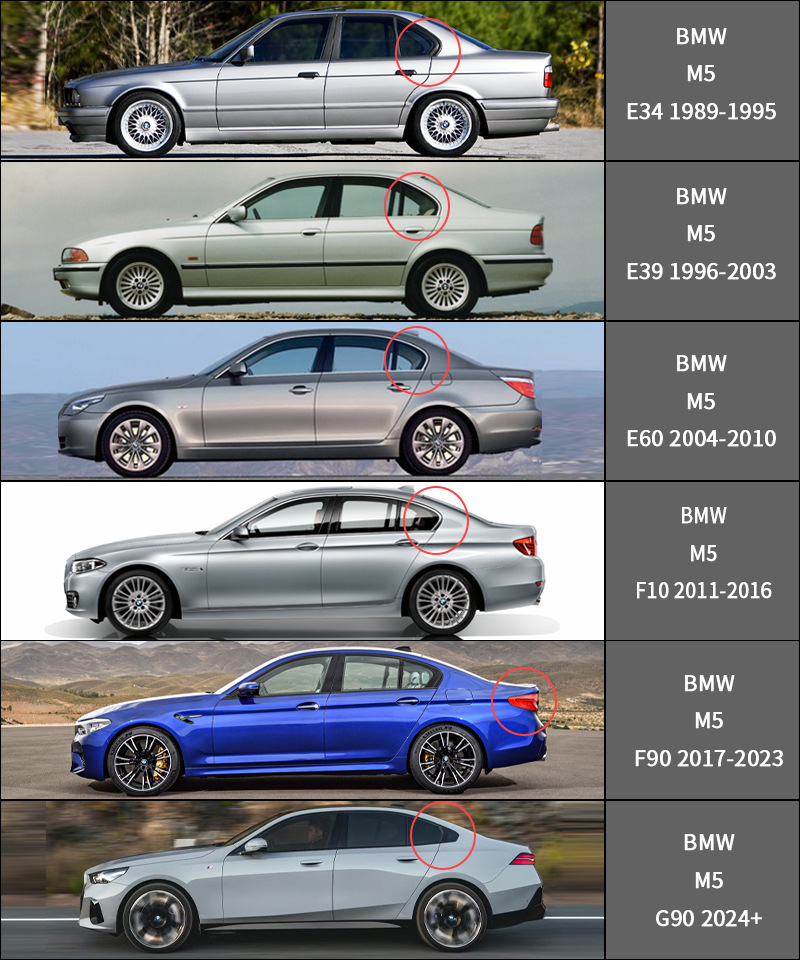 Suitable for Bmw M5 Rain Shield Sun Visor Bmw M5 Window Visor G90 F90 F10
