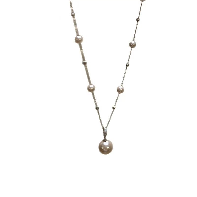 Collier de perles de luxe « Ciel étoilé » style français, création haut de gamme et élégante, style ras du cou, personnalité raffinée et polyvalente_voghion.com
