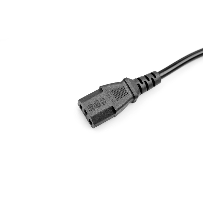 1.5-meter industrial three-prong copper core character-shaped power cord for main electrical appliances, rice cooker, electric kettle, high-power appliances cord