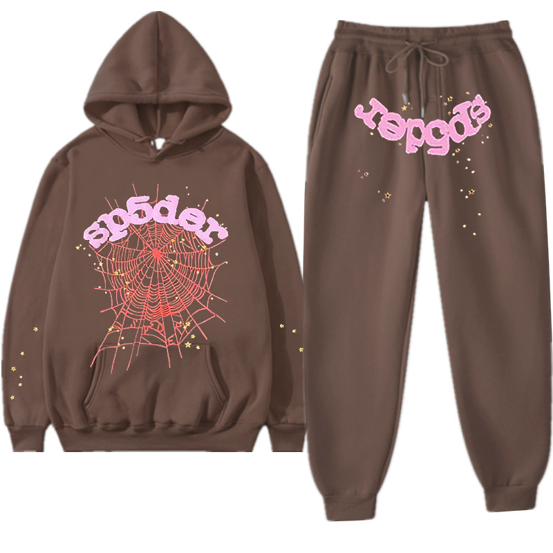 Cross-Border European and American Fashion Hip-Hop Printed Couple Sweatshirts for Men and Women Hoodies Sweatshirt Suits Wholesale