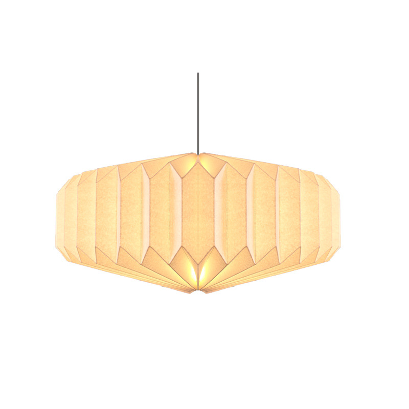 Nórdico moderno minimalista creativo plegable origami linterna araña pantalla salón comedor Bar Cafe linterna