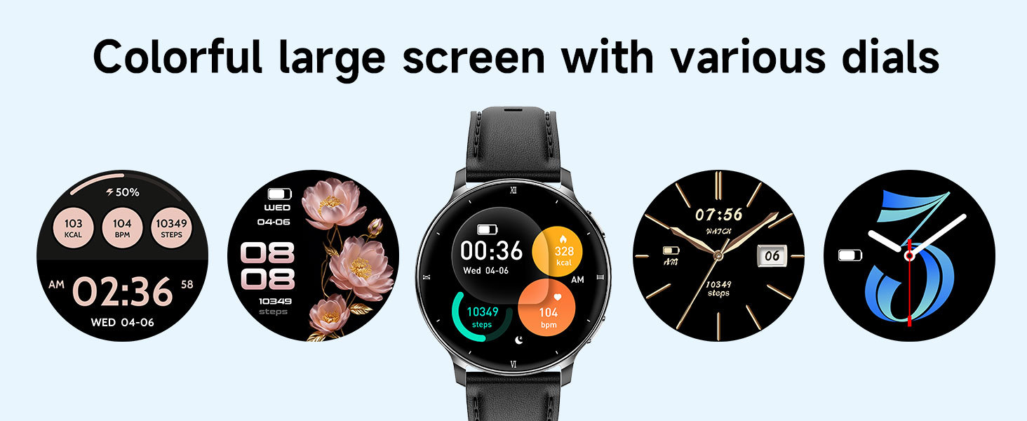 Smartwatch con schermo amoled rotondo chiamate bluetooth e salute_voghion.com