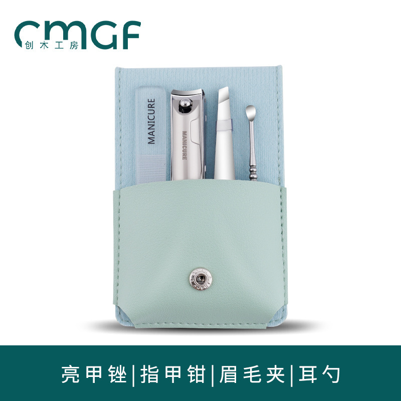 Pedicure Kit Uña cortadora de uñas casera inclinada conjunto completo de herramientas portátiles alicates de uñas para hombres y mujeres