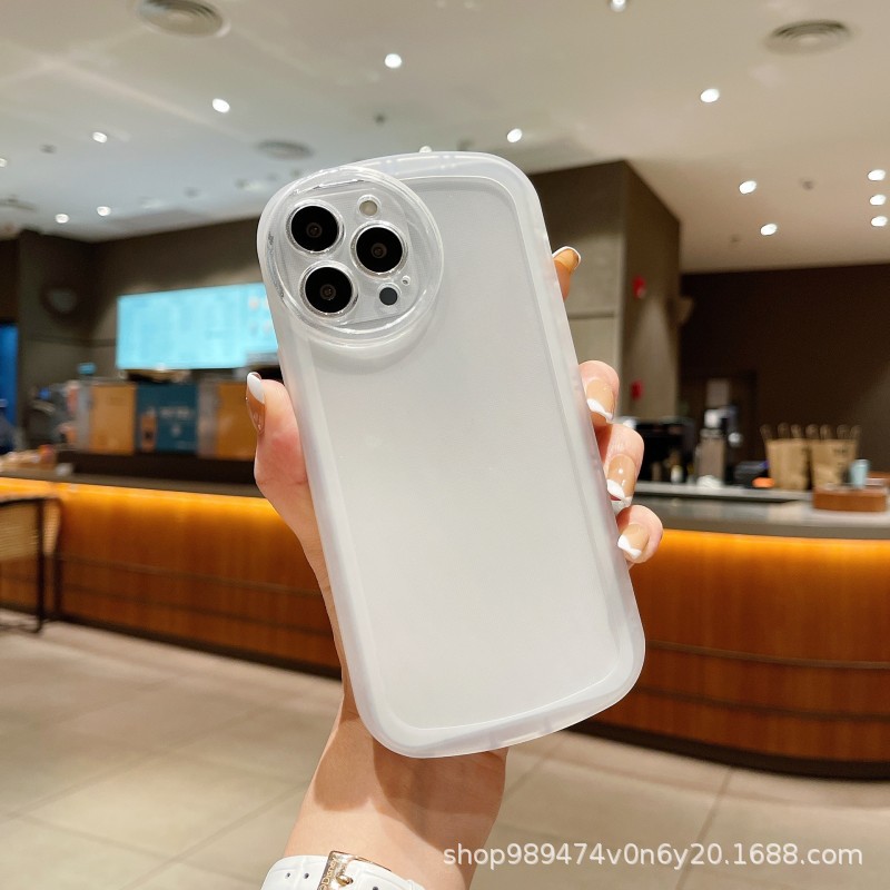 适用红米NOTE13-4G大波浪透明TPU精孔天使眼大眼睛防摔手机保护套