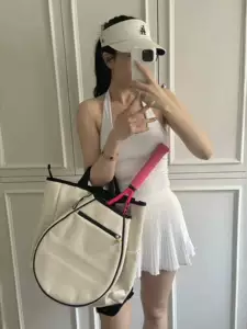 2026 New Model Tennis Bag, Double-Shoulder Sports Backpack, Large Capacity, Independent Racket Compartment, Shoe Compartment, Fashionable and Trendy Style for Men and