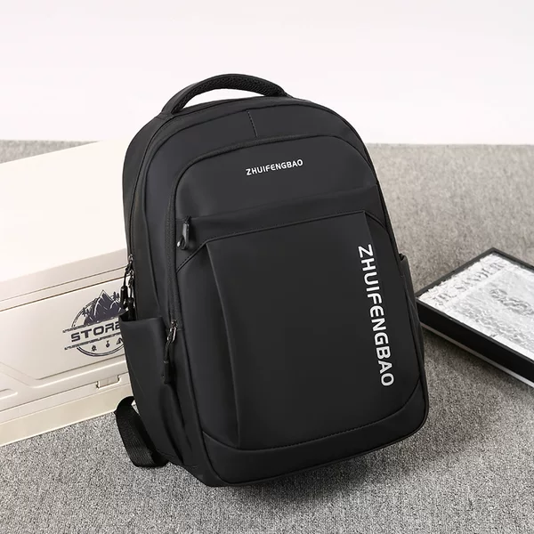 2026 New Leather Film Business Commuter Backpack, Large Capacity Computer Backpack, Fashionable School Bag for Middle School and College Students