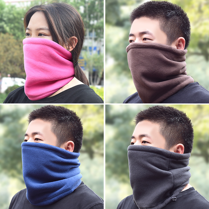 Invierno cálido ciclismo máscara a prueba de viento a prueba de frío sombrerería esquí al aire libre polar forrado de protección del oído protección del cuello collar ciclismo
