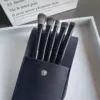 5 шт., кисти для глаз, чёрный футляр