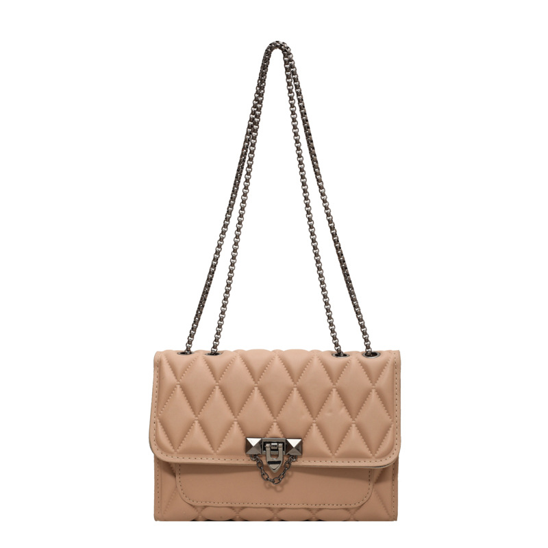 Alta textura nicho diseño personalizado moda bolso de las mujeres 2024 invierno nueva cadena rombo solo hombro bolsa de las axilas