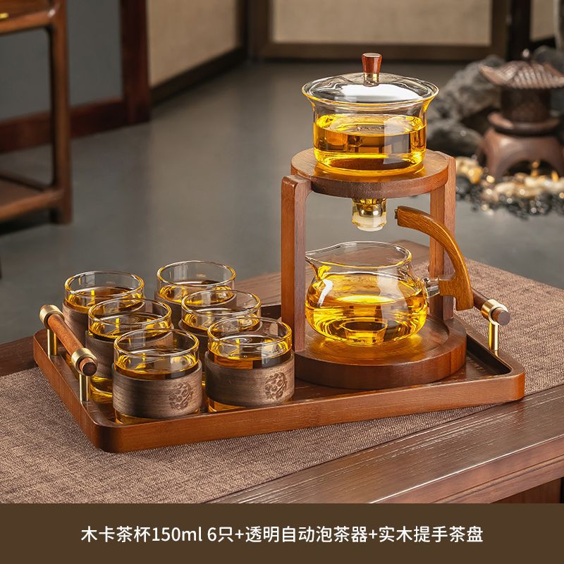 자석 자동 차 메이커 + 스냅온 찻잔 6개 + 손잡이 트레이