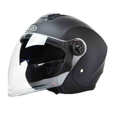 Motosiklet kaskı (dəbilqə): electric motorcycle men's half helmet