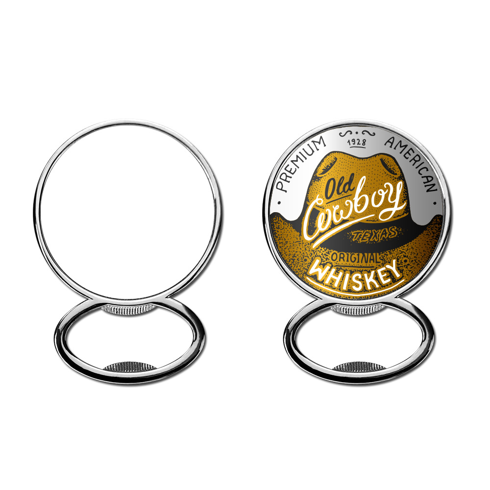 Etiqueta engomada del refrigerador de metal creativo de dibujos animados de transferencia térmica abridor de botellas de metal magnético pegatina personalidad metal refrigerador etiqueta material al por mayor