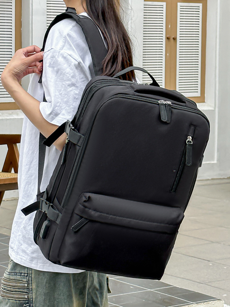 Bolso de equipaje empresarial escalable multifuncional transfronterizo de gran capacidad, mochila, mochila escolar resistente al desgaste e impermeable, bolsa de viaje