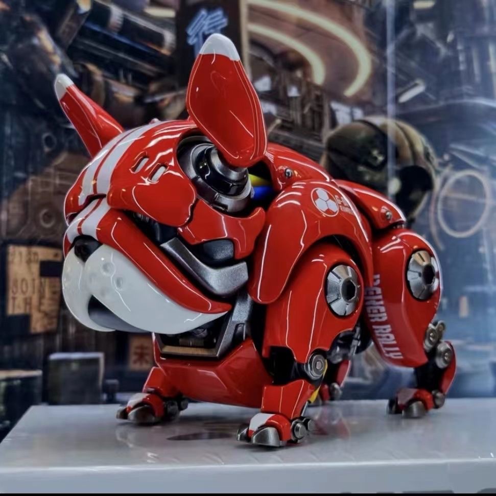 Oficina móvil adornos de automóviles entregados a la máquina modelo de perro doméstico bulldog marea jugar articulaciones mini-pantalón