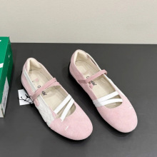 赛车鞋复古玛丽珍单鞋平底鞋芭蕾舞鞋女鞋PM复古包头凉鞋时尚轻便