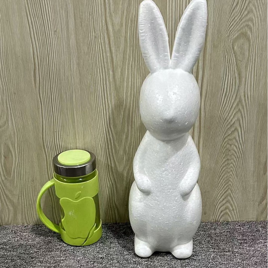 Oso Rosa molde oso modelo embrión blanco Qixi Día de San Valentín EPS Poli Dragón blanco espuma oso Clavel