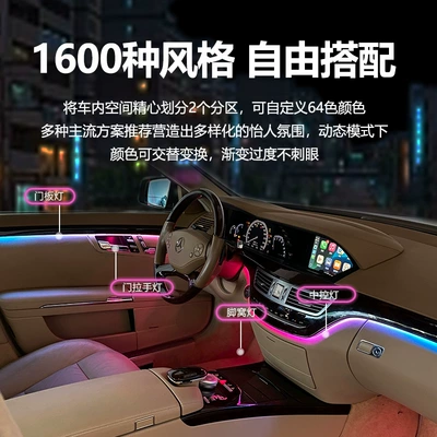 Panel (Dashboard) işıqlandırması Suitable for Mercedes-Benz S-Class