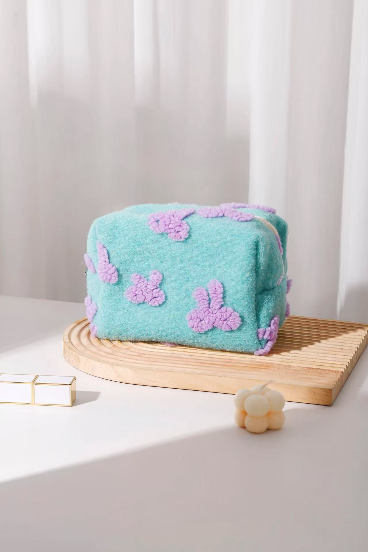 민트 그린 베개 가방