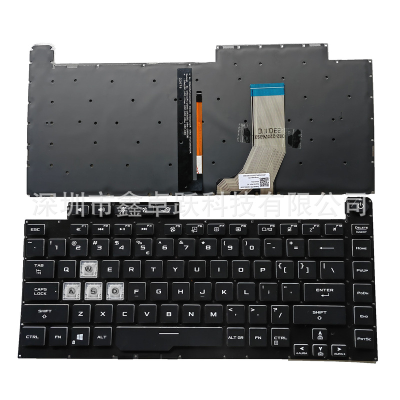 US applicable to Asus ROG Strix G531 G531G G531GT G15 G512 keyboard