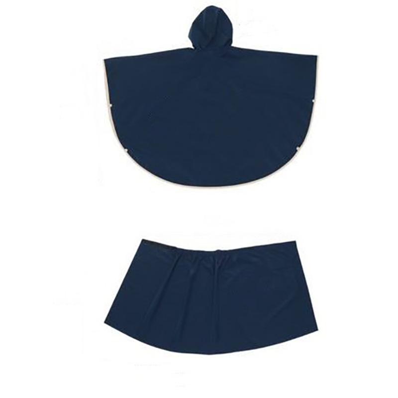 Manufacturer Customized Poncho Raincoat for Outdoor Travel, One-Piece Rain Poncho, Rainproof Golf Long Coat, Skirt, and Bag Set