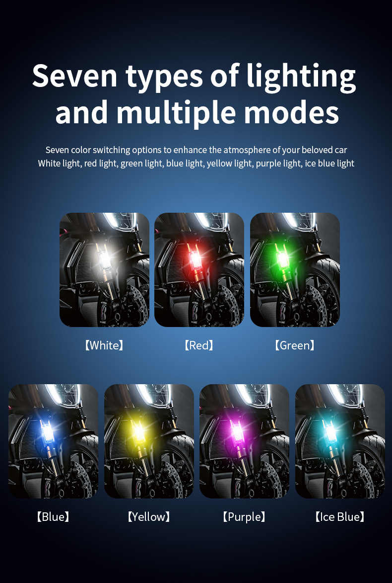 M6S large-capacity car, motorcycle, electric vehicle, aircraft light, modified drone flash light, outdoor warning light