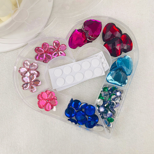 Children's diamond acrylic hair accessory handmade