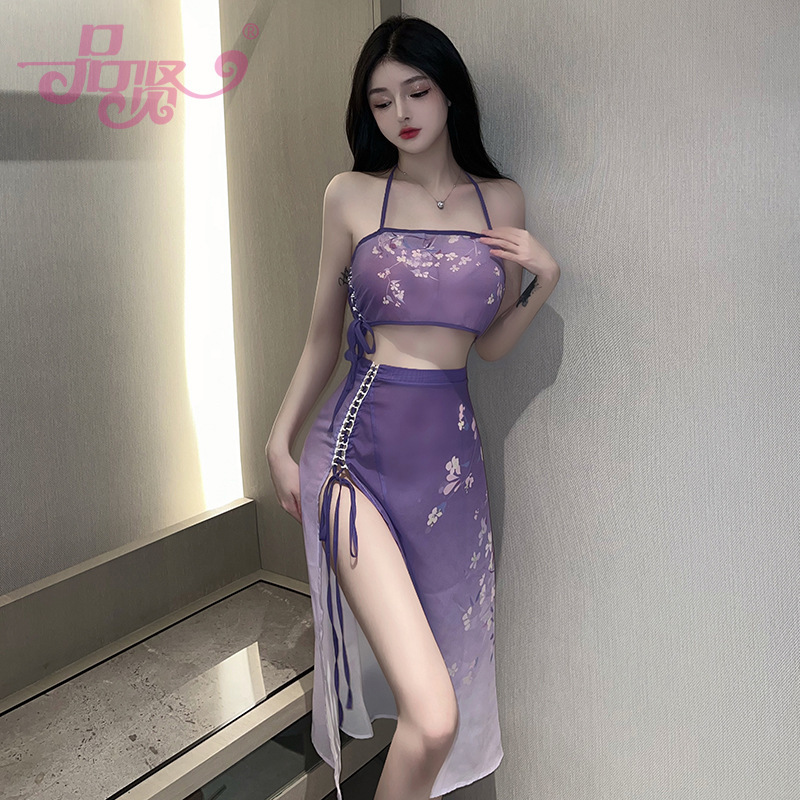 Pinxian sexy underwear women wholesale distribution cross-border role-playing retro sexy Hanfu classical wind perspective 2361