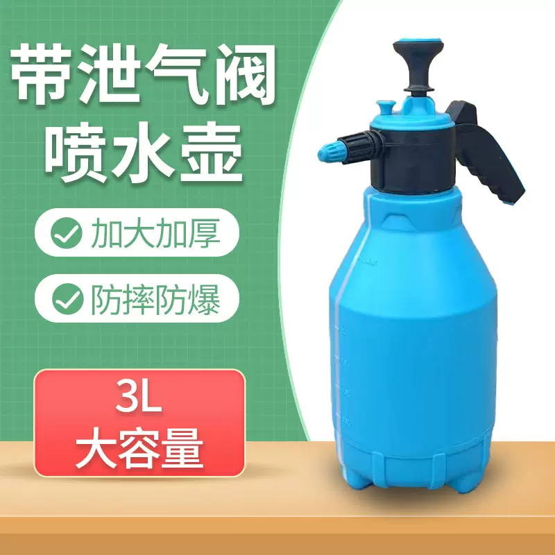 手动气压式大容量喷水壶防爆浇花高压带泄气阀园艺喷雾器消毒花洒