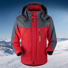 冲锋衣男加绒加厚超厚户外工作服防风保暖加大码外套可定logo工装