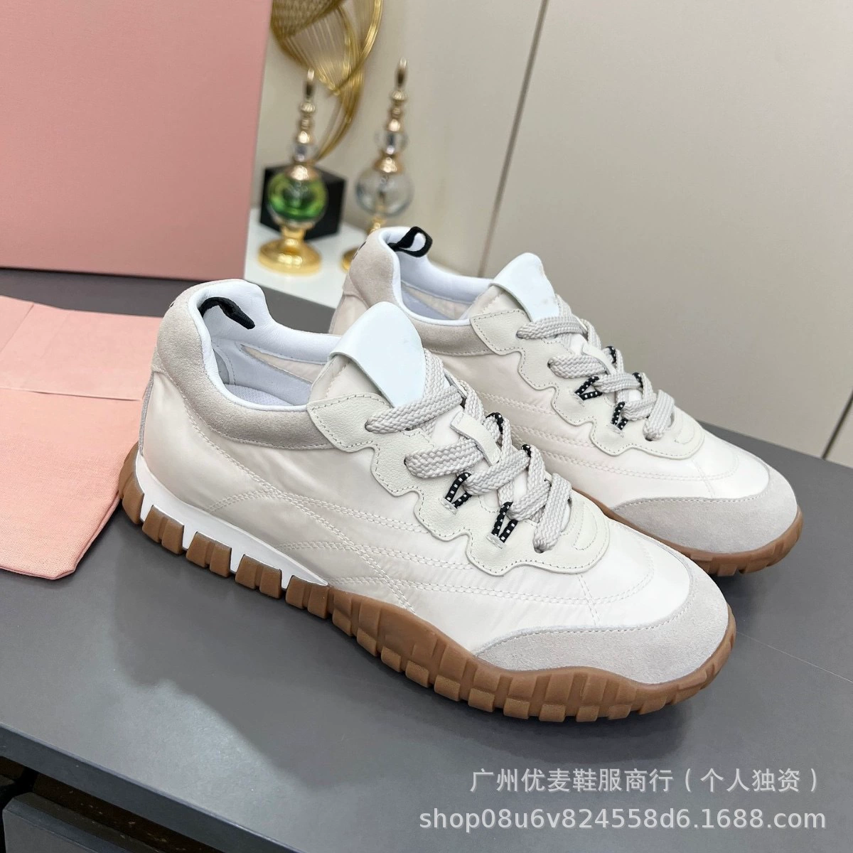 Miu Home новая шнуровка с цветными шинами спортивная обувь ретро дикие морали женская удобная дикие повседневная обувь