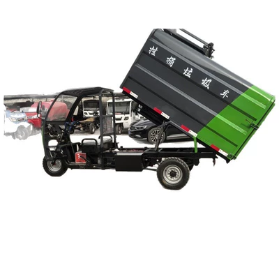 garbage truck with mounted bins, Elektrik zibil maşınları