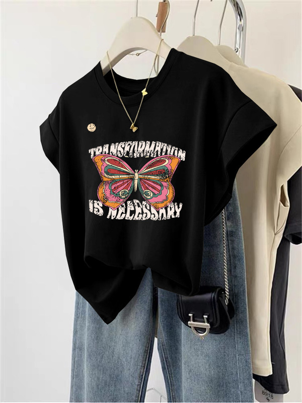 2025 新デザインニッチノースリーブコットンベスト Tシャツレディースファッショナブルで多用途なスリムショルダートップ夏|undefined