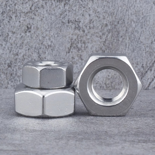 304 stainless steel nut hexagonal nut external hexagonal nut DIN934 screw cap bolt cap M3/M4/M5/M6