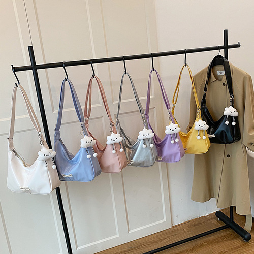 Casual Soft Large Capacity Relaxing 2025 Spring Crossbody Bag Commute European Style Shoulder Bag Tote Bag