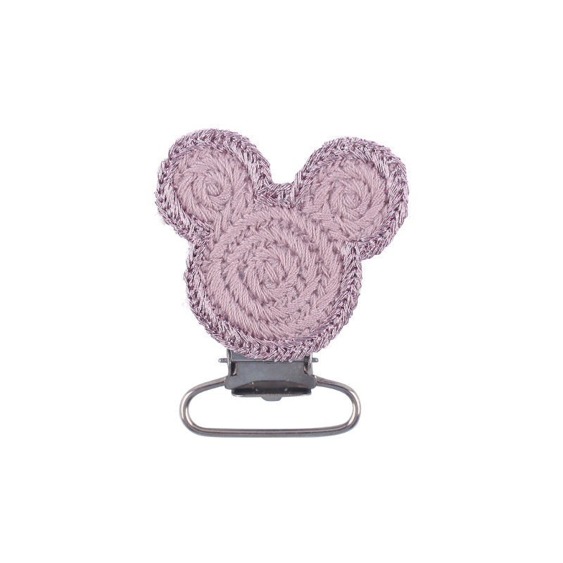 Suministros de bebé nuevo crochet DIY animal chupete clip calmante bebé animal clip chupete anti-gota cadena Accesorios